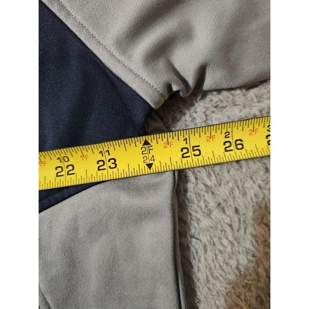 The North Face Tech Fleece‎ Men's Size XL Full Zip Jacket Zip Pockets Gray Blue